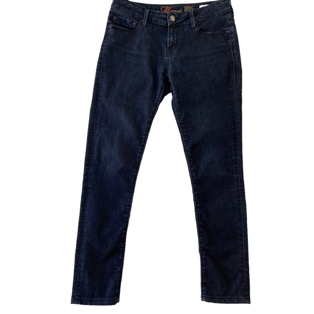 Yoga jeans skinny high rise waist blue soft stretchy denim size 27